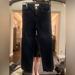 Frame le high straight jeans size 26